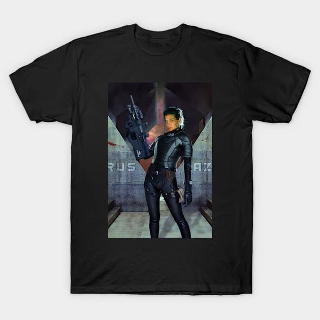 Attack On Lazarus Station T-Shirt by EddieChristian